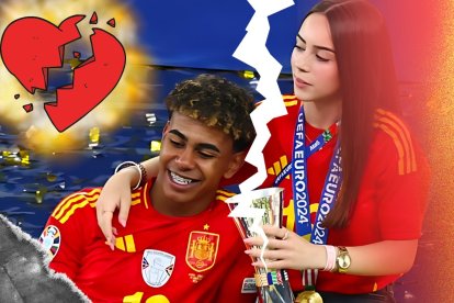 Lamine y Alex Padilla y una relación se creció en redes sociales y también se terminó por esa misma vía.