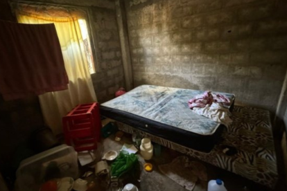 En este lugar permanecía secuestrado el empresario liberado.