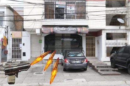 El crimen ocurrió en un resto-bar de Urdesa, en el norte de Guayaquil.