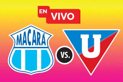 Macará vs Liga de Quito en el estadio Bellavista de Ambato.