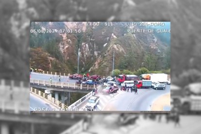 A través de sus cámaras de videovigilancia, el ECU 911 monitoreaba las actividades que se realizaban en este sector.