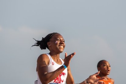 La atleta ecuatoriana Maribel Caicedo se prepara para su participación para los Juegos Olímpicos 2024