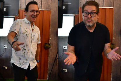 David Reinoso y Francisco Pinoargotti son actores ecuatorianos.