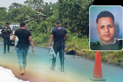 El cadáver de Édgar Paúl Macay Sánchez, de 26 años fue encontrado en estado de descomposición, en el ingreso al sector de Pagua.