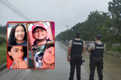 En la comuna Curía hallaron cuatro fundas grandes de color negro.