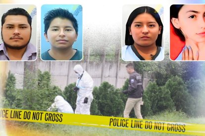 Los cuerpos fueron dejados embalados al interior de fundas de color negro.