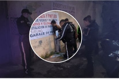 La policía busca a otro sujeto que sería el compinche del detenido.
