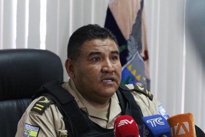 La Policía informó de los allanamientos en una rueda de prensa.