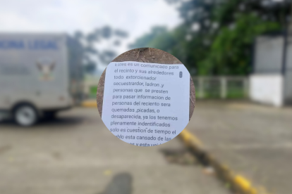 En El Empalme, se hallaron tres cadáveres y un aviso en panfleto.
