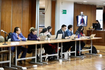 En la Corte Nacional de Justicia se desarrolla la audiencia de testimonio anticipado sobre el caso Plaga se investiga la presunta trama de corrupción en la Función Judicial.