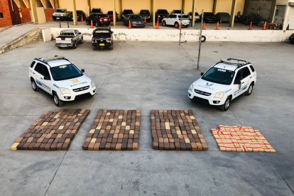 La sustancias estaba distribuida en más de 300 paquetes.