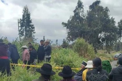 En Pelileo, toda una comunidad está desconcertada por el hecho fatal.