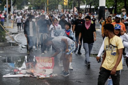 Las protestas en Venezuela empezaron el lunes 29 de julio, en rechazo a la declaratoria de victoria de Nicolás Maduro.