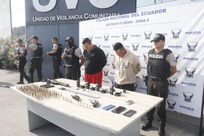 Detenidos en Nueva Prosperina.