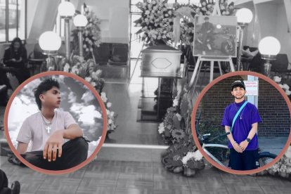 Joel Gómez (izq) y Jordan Maigua (der) al parecer eran compañeros de colegio