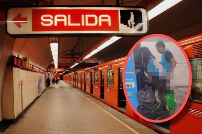 La pareja fue captada mientras mantenía relaciones en pleno horario laboral.