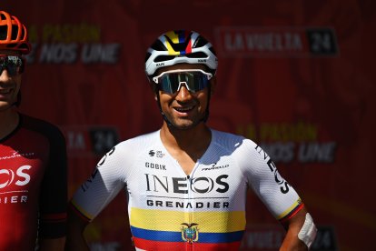 Jhonatan Narváez tuvo una destacada actuación en la quinta etapa de la Vuelta a España.