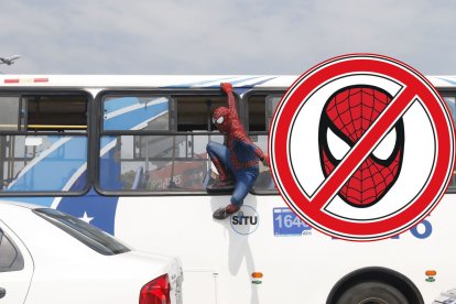 Spider-Man Busetero se volvió conocido porque realizaba piruetas en los transportes de Guayaquil.