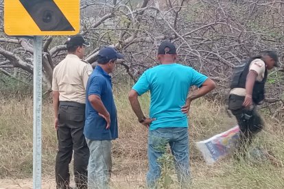 Por la forma cómo fue encontrado el cadáver, se presume que tenía 6 horas de fallecido.