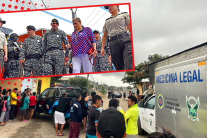 En el bloque 17 de Flor de Bastión, tres hombres fueron asesinados a tiros. La Policía llegó al lugar de los hechos para investigar. La ministra Palencia y el general Zárate dieron detalles del plan  con el que buscan acabar con las extorsiones.