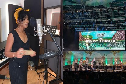 Crislejany fue galardonada en el Festival Petronio Álvarez, celebrado en Colombia.