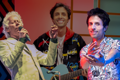 Galy Galiano y Maoshi, su hijo.