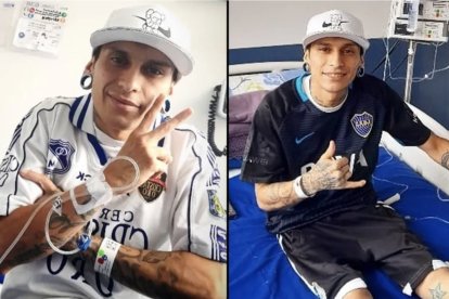 Pablo Acosta en su despedida de la vida