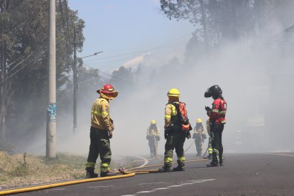 El viernes 30 de agosto se han registrado cuatro incendios forestales. Casi todos en las faldas del Pichincha.