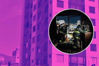 Los bomberos demoraron 30 minutos en apagar las llamas.
