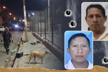 Óscar Mayo Medina y Ronald Chilán González fueron asesinados en este parque de Guayaquil.