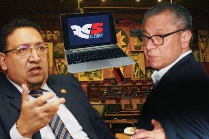 Jorge Glas y Virgilio Saquicela fueron mencionados en las indagaciones por el caso Plaga.
