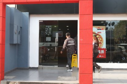 Agentes llegaron al sitio para las investigaciones.