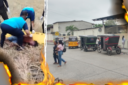 La víctima fue localizada a un costado del kilómetro 34 de la vía Nobol - Daule.