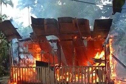 La abuelita se encontraba sola en casa cuando se registró el siniestro.