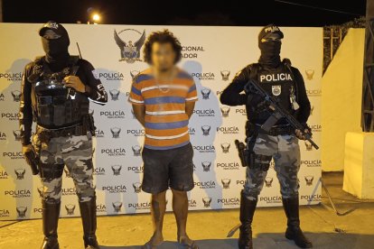 Una persona fue capturada en Esmeraldas.