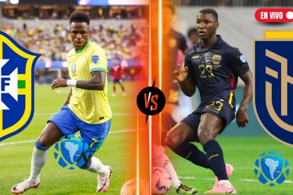 La selección de Ecuador suma 8 puntos en la tabla de posiciones y Brasil 7 unidades.