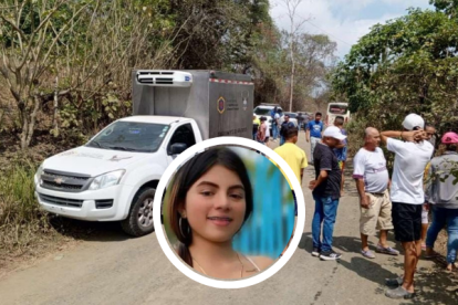 La joven fue encontrada por lugareños que circulaban por la zona.