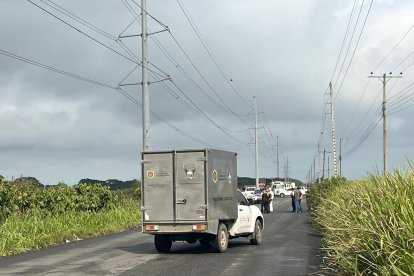 Los pedazos de los hombres estaban metidos en sacos de yute en El Guabo.