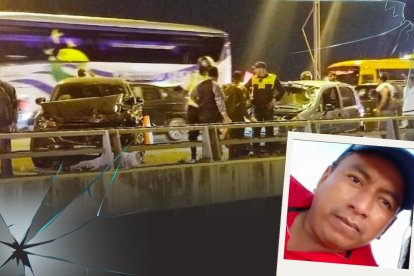 Fernando Reyes murió tras ser impactado por un vehiculo.