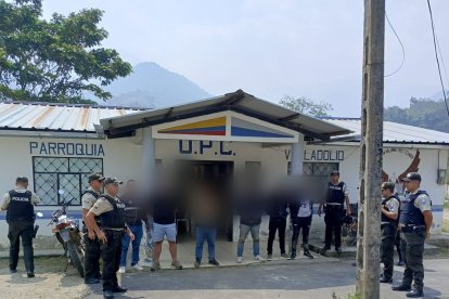 Los detenidos fueron puestos a disposición de las autoridades.