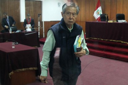 Alberto Fujimori batallaba contra una larga enfermedad.