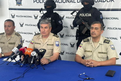 Fabary Montalvo, jefe policial de la Subzona Manabí dio a conocer detalles de la operación Cero Impunidad 10