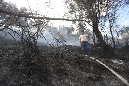 Los incendios forestales azotan Quito.