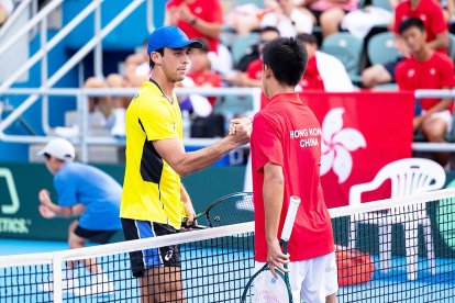 Andrés Andrade ganó el primer punto de Ecuador en la jornada de este sábado 14 de septiembre.