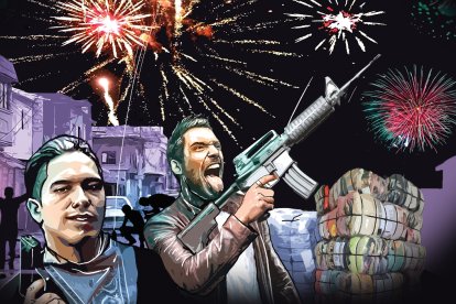 Las bandas criminales utilizan la pirotecnia como señuelo.