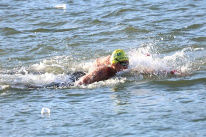El nadador ecuatoriano de aguas abiertas David Farinango tuvo participación en los Juegos Olímpicos en la prueba de los 10 km