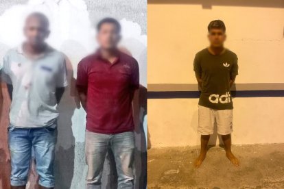 Tres de los capturados son mayores de edad, mientras que el restante es un menor de edad.