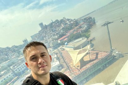 Zazza el Italiano desde la noria de Guayaquil.