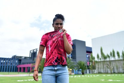 Nayely Bolaños lleva marcados 18 goles en 19 juegos con Dragonas Independiente del Valle.