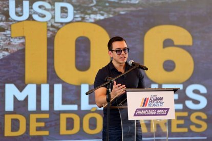 El presidente de la República, Daniel Noboa.